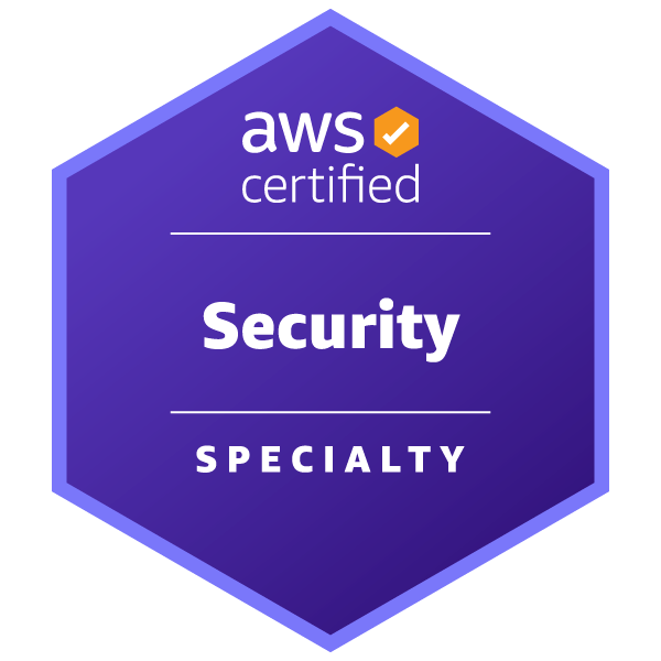 AWS Certified Security – Specialty badge